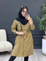 مانتو ژیله جیب نما هلیا کد 4977 - تصویر 2