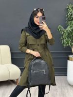 مانتو ژیله جیب نما هلیا کد 4977 - تصویر 7