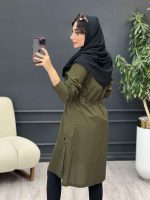 مانتو ژیله جیب نما هلیا کد 4977 - تصویر 10