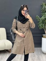 مانتو ژیله جیب نما هلیا کد 4977 - تصویر 21
