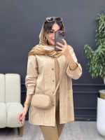مانتو جلو پیله دو جیب کد 5303 - تصویر 21