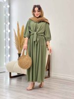 ست پیراهن دو تکه آستین پیله کد 5352 - تصویر 18