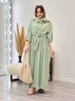 ست پیراهن دو تکه آستین پیله کد 5352 - تصویر 7