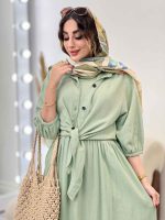 ست پیراهن دو تکه آستین پیله کد 5352 - تصویر 11