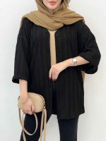 مانتو پایین هلال آیتک کد 5381 - تصویر 3