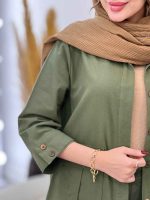 مانتو جیب پیله آستین دو دکمه کد 5360 - تصویر 14