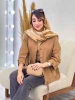 مانتو جیب پیله آستین دو دکمه کد 5360 - تصویر 13