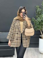 پالتو چهار دکمه دو جیب کد 5389 - تصویر 27