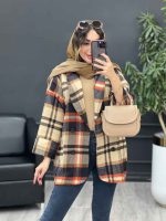 پالتو چهار دکمه دو جیب کد 5389 - تصویر 3
