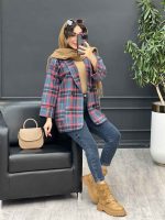 پالتو چهار دکمه دو جیب کد 5389 - تصویر 15