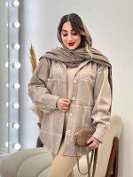 شکت چهارخونه دو جیب کد 5393 - تصویر 9