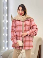 شکت چهارخونه دو جیب کد 5393 - تصویر 8