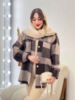 شکت چهارخونه دو جیب کد 5393 - تصویر 17
