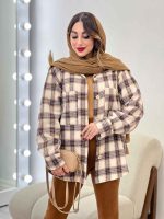 شکت چهارخونه دو جیب کد 5393 - تصویر 11