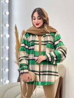 شکت چهارخونه دو جیب کد 5393 - تصویر 19