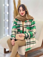 شکت چهارخونه دو جیب کد 5393 - تصویر 3