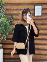 مانتو دو جیب پاکتی آنیکا کد 5329 - تصویر 15
