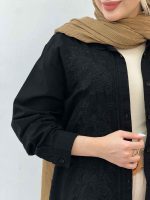 مانتو گلدوزی ترگل کد 5239 - تصویر 4