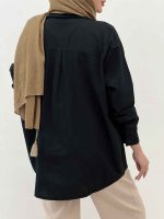 مانتو گلدوزی ترگل کد 5239 - تصویر 5