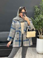 پالتو چهار دکمه دو جیب کد 5389 - تصویر 16