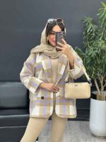 پالتو چهار دکمه دو جیب کد 5389 - تصویر 8