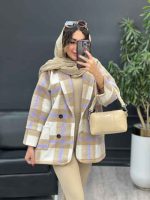 پالتو چهار دکمه دو جیب کد 5389 - تصویر 12