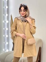 مانتو کتان رنگی پایین گت آوا کد 5292 - تصویر 6