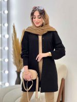 مانتو کتان رنگی پایین گت آوا کد 5292 - تصویر 15