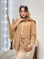 مانتو تک جیب فریناز کد 5255 - تصویر 8