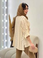 شومیز دو جیب پاکتی افروز کد 5250 - تصویر 9