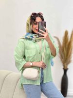 شومیز دو جیب دیما کد 5243 - تصویر 18