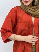 شومیز دو جیب دیما کد 5243 - تصویر 22