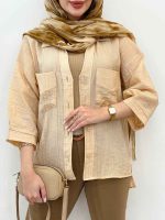 شومیز دو جیب دیما کد 5243 - تصویر 10