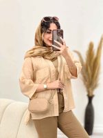 شومیز دو جیب دیما کد 5243 - تصویر 29