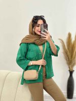 شومیز دو جیب دیما کد 5243 - تصویر 17