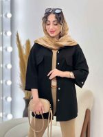 مانتو دو جیب برش دار ملیسا کد 5258 - تصویر 8