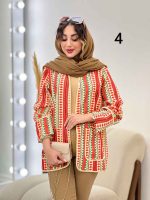 مانتو طرح سنتی آذر کد 5298 - تصویر 2