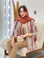 مانتو طرح سنتی آذر کد 5298 - تصویر 10
