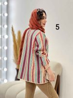 مانتو طرح سنتی آذر کد 5298 - تصویر 5