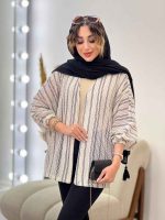 مانتو پانچ پایین هلال کد 5299 - تصویر 11