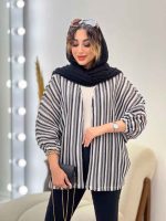 مانتو پانچ پایین هلال کد 5299 - تصویر 7