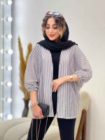 مانتو پانچ پایین هلال کد 5299 - تصویر 15