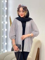 مانتو پانچ پایین هلال کد 5299 - تصویر 3