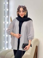 مانتو پانچ پایین هلال کد 5299 - تصویر 6