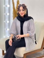 مانتو پانچ پایین هلال کد 5299 - تصویر 12