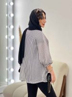 مانتو پانچ پایین هلال کد 5299 - تصویر 10
