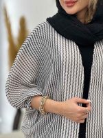 مانتو پانچ پایین هلال کد 5299 - تصویر 5