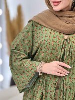 مانتو جلو بند گلبرگ کد 5297 - تصویر 5