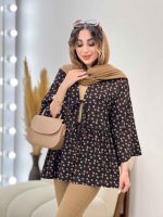 مانتو جلو بند گلبرگ کد 5297 - تصویر 9