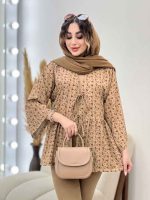 مانتو جلو بند گلبرگ کد 5297 - تصویر 10